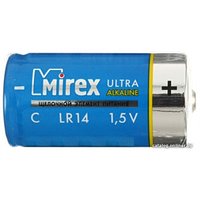 Батарейка Mirex LR14 C Алкалайн 2 шт 23702-LR14-S2