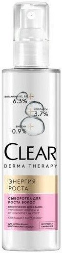 

Сыворотка Clear Derma Therapy Энергия роста 190 мл