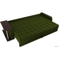 Диван Лига диванов Атлантида 102221 (микровельвет, зеленый)