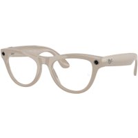 Умные очки Ray-Ban Meta Skyler RW4010 (серый глянцевый/прозрачный/синий)