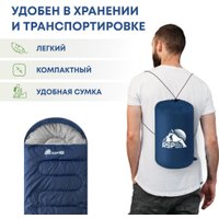 Спальный мешок RSP Outdoors Sleep 450 L RipStop 2024 (синий, 220x75см, молния слева)