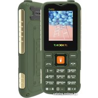 Кнопочный телефон TeXet TM-D400 (зеленый)