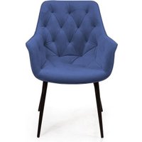 Стул с подлокотниками Ваш день Archi Barkhat 81 (темно-синий)