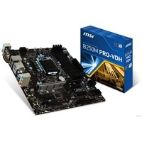 Материнская плата MSI B250M PRO-VDH
