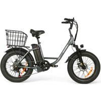 Электровелосипед SameBike FX-500 (серый)