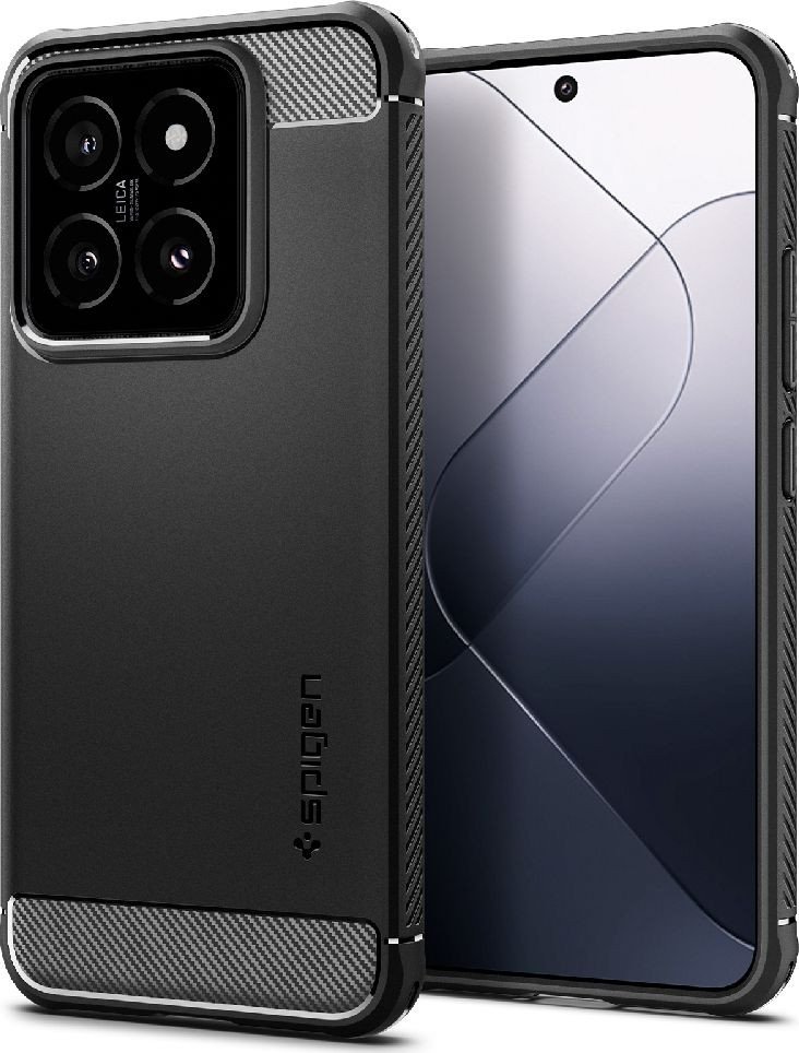 

Чехол для телефона Spigen Rugged Armor для Xiaomi 14 ACS07422 (черный)