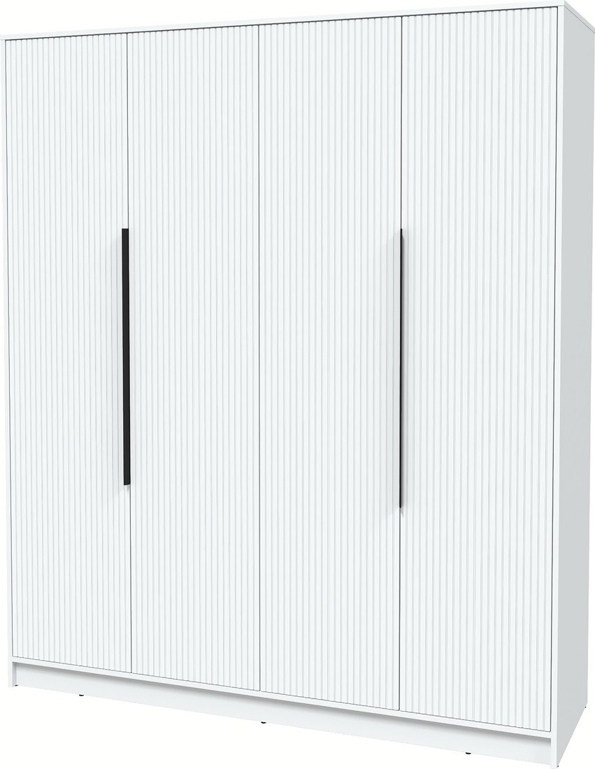 

Шкаф распашной Интерлиния Концепт Лайн КТ-Ш4 (белый платинум/белый)