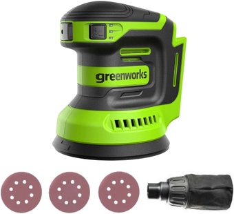 Эксцентриковая шлифмашина Greenworks OS325 3100907 (без АКБ)