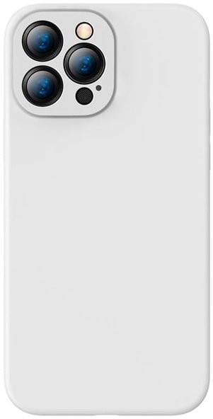 

Чехол для телефона Baseus Liquid Silica Gel Protective для iPhone 13 Pro Max (белый)