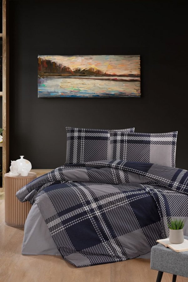 

Постельное белье Karven Veldor Navy Blue 1.5сп N243