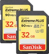 Extreme Plus SDHC SDSDXWF-032G-GNCI2 2x32GB