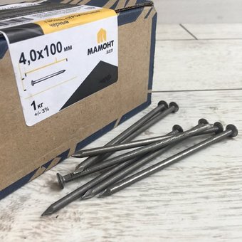Гвоздь строительный Мамонт GVZN-MMNT-1004 (1 кг)