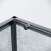 Душевая стенка Grossman Galaxy 90x195 200.K33.01.90.21.02 (черный матовый/шиншилла стекло)