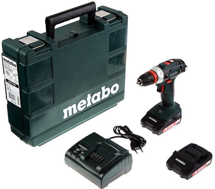 

Дрель-шуруповерт Metabo BS 18 Quick 602217500 (с 2-мя АКБ, кейс)