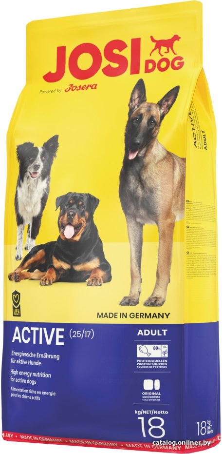 Сухой корм для собак Josera JosiDog Active (25/17) 18 кг