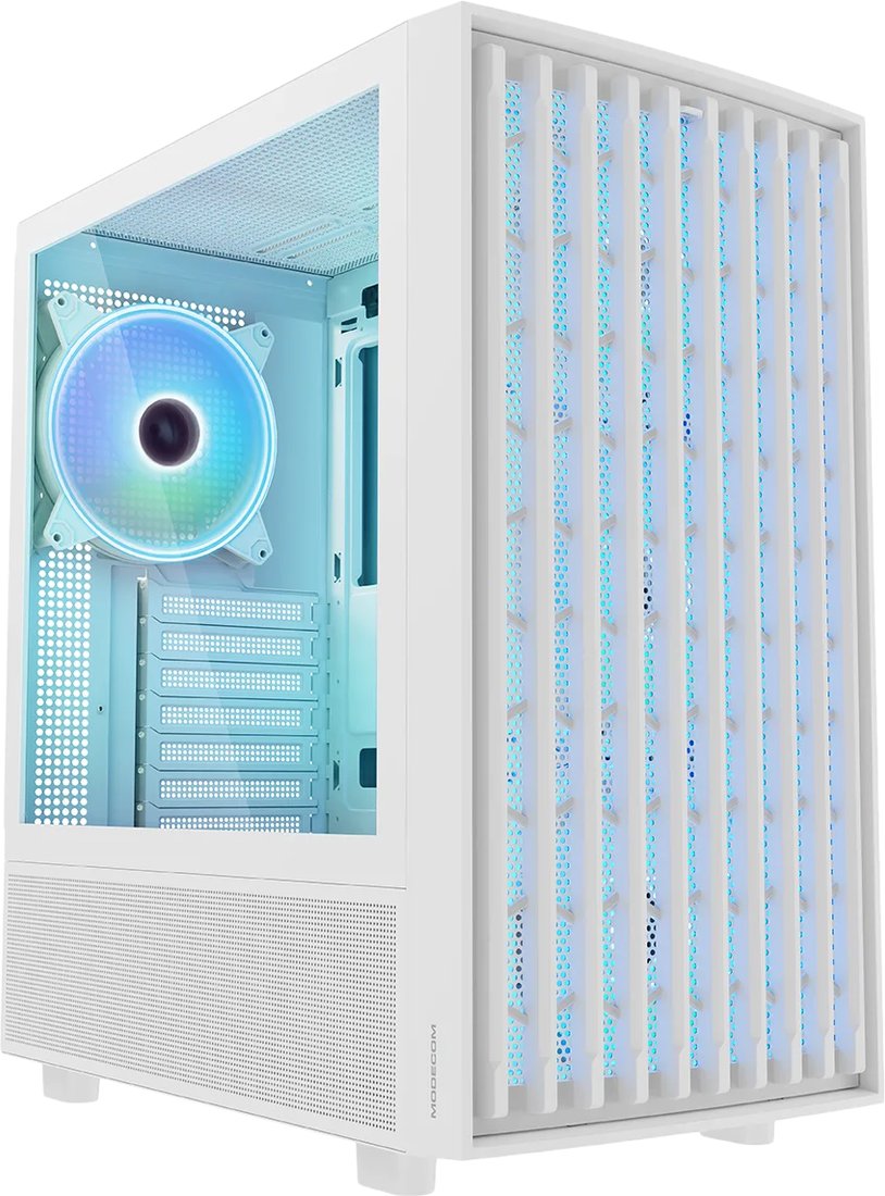 Корпус MODECOM Breeze ARGB Flow Midi (белый)