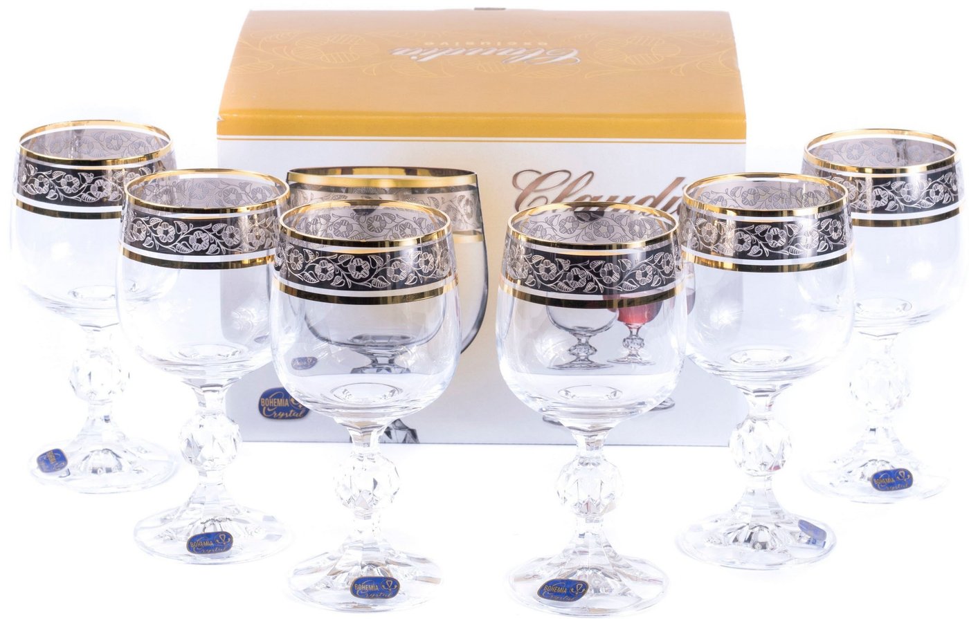

Набор бокалов для вина Bohemia Crystal Claudia 40149/43249/190