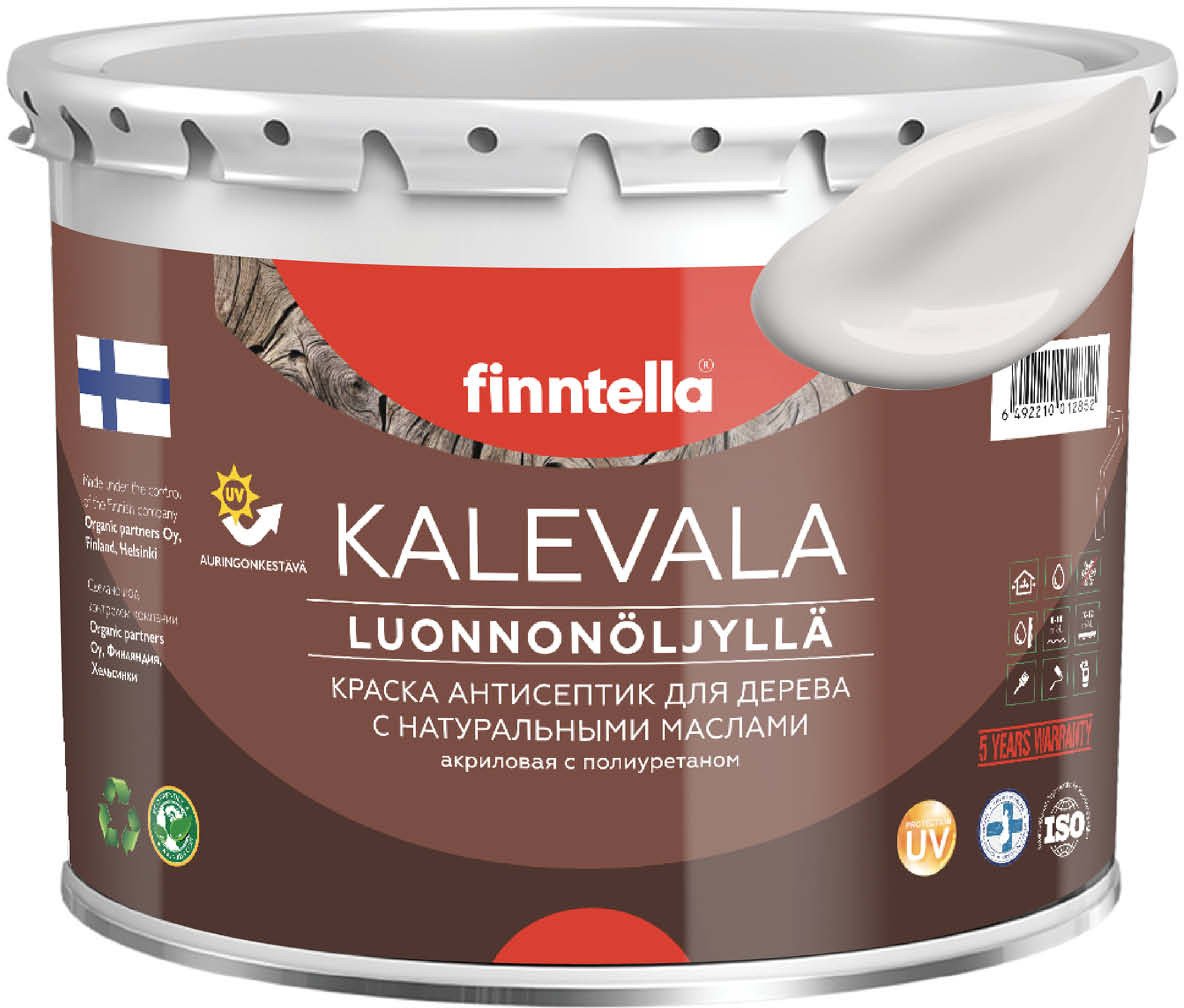 

Краска Finntella Kalevala Hoyrya F-13-1-3-FL111 2.7 л (серый)