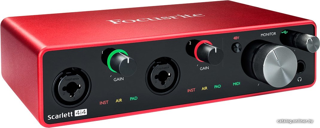 Focusrite Scarlett 4i4 (3-е поколение)