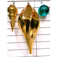 Елочная игрушка GreenTerra Сосулька 60см 202514 (золото)