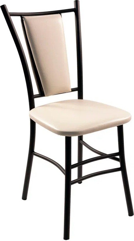 

Стул ВВР Марсель (ваниль/черный, экокожа)