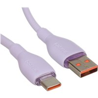 Кабель Baseus Pudding Series Fast Charging Cable 100W USB Type-A - USB Type-C (1.2 м, фиолетовый)