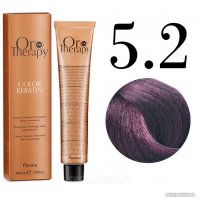 Крем-краска Fanola ORO Therapy Color Keratin 5.2 светло-пепельно-русый 100 мл