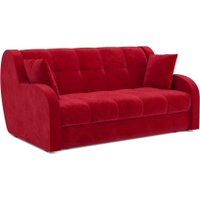 Диван Мебель-АРС Аккордеон Барон НПБ 155x200 (красный кордрой)