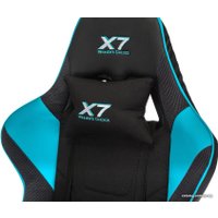 Игровое (геймерское) кресло A4Tech X7 GG-1100 (черный/бирюзовый)