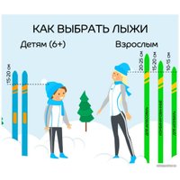 Беговые лыжи STC NNN Тrек Active автомат Step 175/135