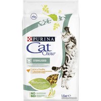 Сухой корм для кошек Cat Chow для стерилизованных кошек, домашняя птица 1.5 кг