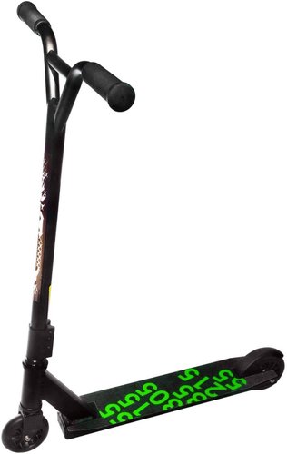 Трюковый самокат Street Hit Start (черный/зеленый)