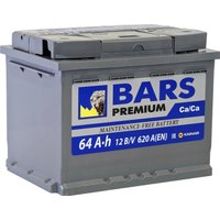 Автомобильный аккумулятор BARS Premium 64 R+ (64 А·ч)