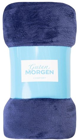 Покрывало Guten Morgen Флис 200х220см ПКСП-200-220 (синий принт)
