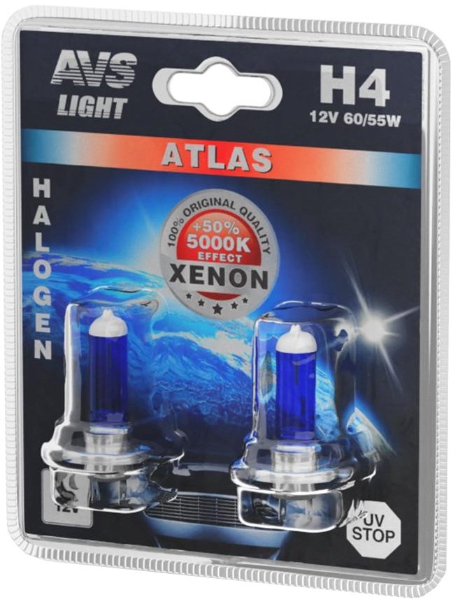 

Галогенная лампа AVS Atlas H4 2шт