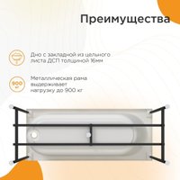 Ванна Radomir Вальс 170x75 1-01-0-0-1-337 в Бобруйске