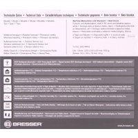 Настенные часы Bresser MyTime Meteotime LCD (белый)