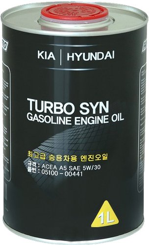 Моторное масло Hyundai/KIA Turbo Syn 5W-30 SM/GF-4 made in EU 1л