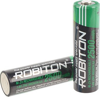 

Аккумулятор Robiton 2500NZAA 1500 mAh 1 шт.