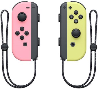 Геймпад Nintendo Joy-Con (пастельный розовый/пастельный желтый)