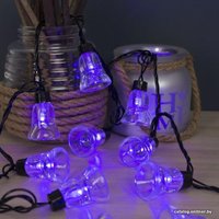 Новогодняя гирлянда Luazon Нить LED(IP44)-40-220V 5м (фиолетовый) 4464610