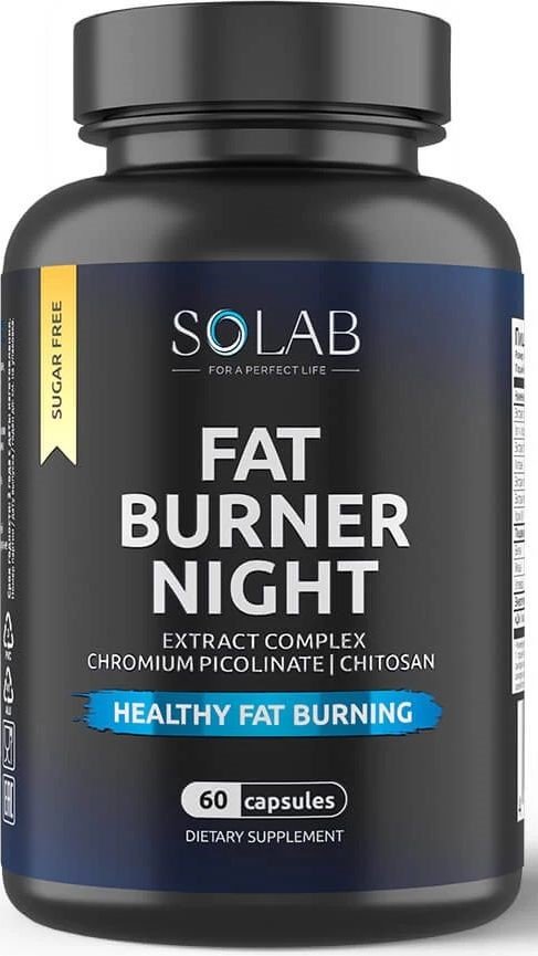 

Аминокислоты Solab Fat Burner Night (60 капсул)
