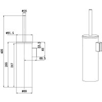 Ершик для унитаза Allen Brau Priority 6.31A09-MG 323766 (графит браш)
