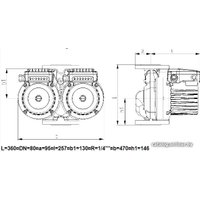 Циркуляционный насос IMP Pumps GHNDbasic II 80-120F PN10