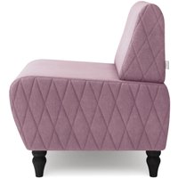 Интерьерное кресло MONOFIX Буно кресло (велюр/сиреневый №28)