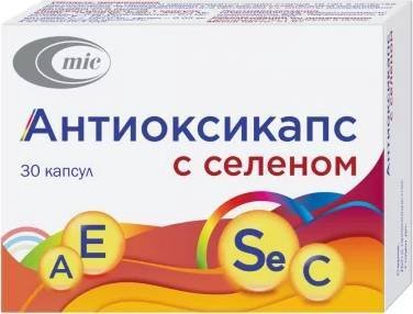 

Комплекс MIC Антиоксикапс селеном 730мг (30 капсул)