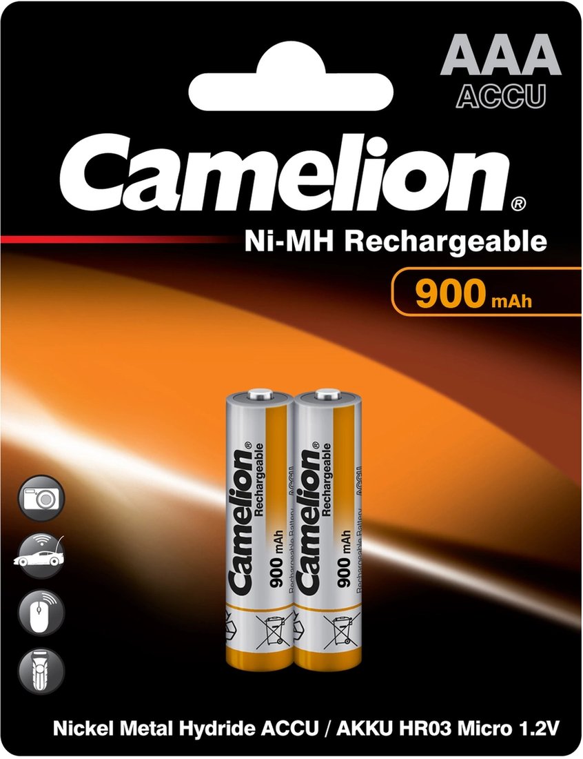 

Аккумулятор Camelion NH-AAA 900BP2 2шт