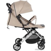 Коляска прогулочная «книга» Farfello Comfy Go Comfort CG-113 (бежевый/хром)