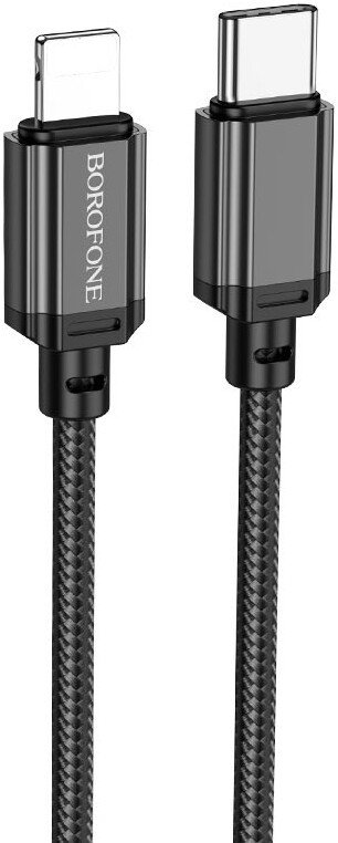 Кабель Borofone BX87 Lighting - USB Type-C (1 м, черный)