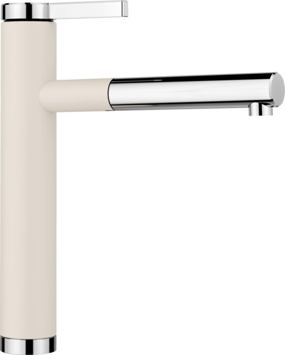 Смеситель Blanco Linee-S 526957 (soft white/chrome)
